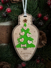 Load image into Gallery viewer, Christmas name bulb