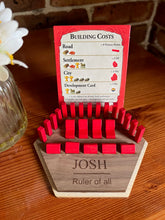 Load image into Gallery viewer, SETTLERS OF CATAN game piece holder