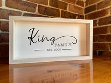 Load image into Gallery viewer, Family name sign