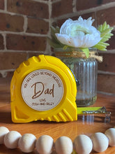 Load image into Gallery viewer, Tape measure with personalised disk