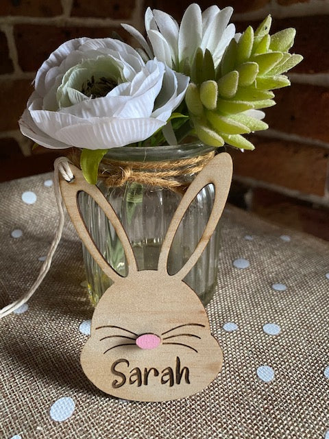 Easter bunny tag