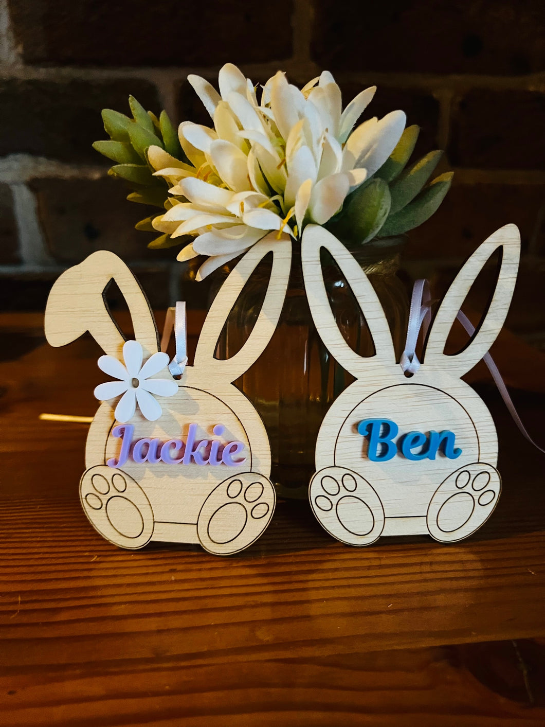 Easter bunny tag
